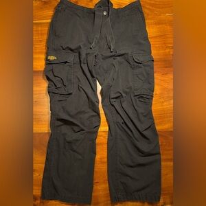 Polo Ralph Lauren Black Y2K Surplus Military RL-067 Cargo Pants Men’s 36 x 32